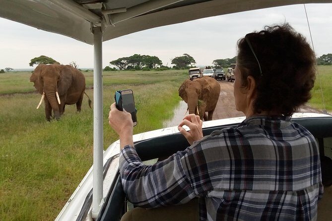6 days guided safari: nairobi / lake nakuru / lake naivasha / masai mara n r - Masai Mara at sunset on Day 4: the best kind of timing