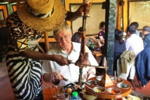 Carnivore Restaurant Nairobi Dinning experience-transport - Entering Carnivore: what the buffet setup feels like in real life