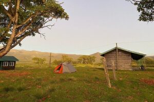 Conquer Mt Kenya in 4 Days Sirimon to Chogoria Route Adventure - Day 2: Old Moses to Shipton Camp through moorland and Mackinders Valley