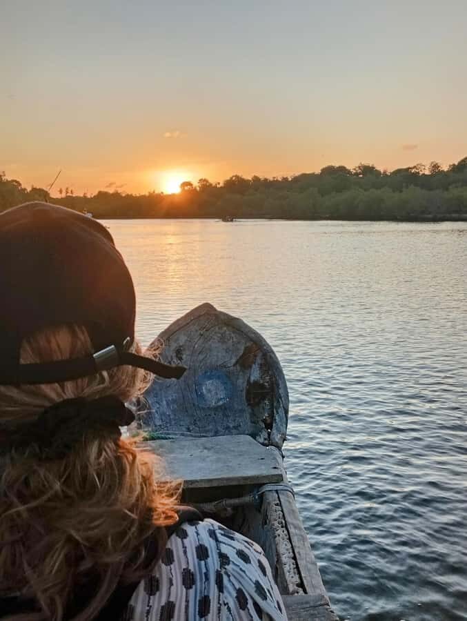 Diani Beach: Kongo River Sunset Experience in a canoe - The Canoe Ride Itself: What Non-Motorized Means in Real Life