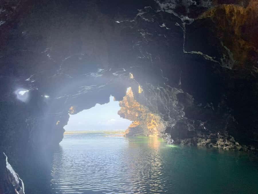 Diani: Snorkeling and Swimming at African Pool in Tiwi Beach - African Pool: the map-of-Africa moment, ledges, and tunnel swims