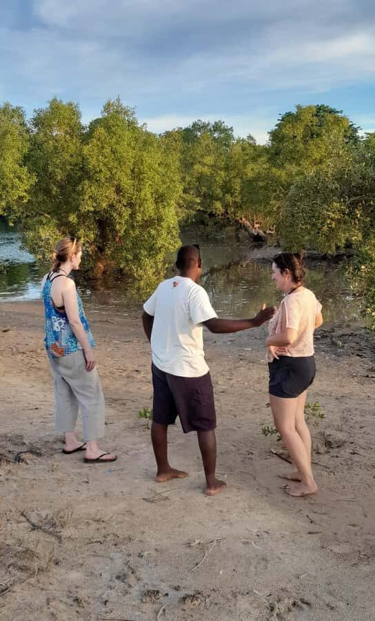 Diani: Sunset Cruise along Kongo River on Wooden Canoe boat - The Upstream-to-Return Flow: Why the Timing Matters