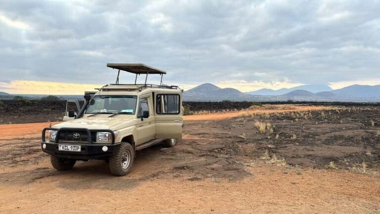 From Nairobi: 4-Day Maasai Mara and Lake Nakuru Group Safari - Rift Valley viewpoint and volcanic peaks before Maasai Mara