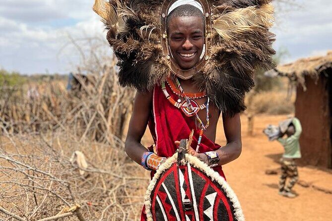 Masai village Day Tour Experience - Live entertainment and dress-up: when participation is the point