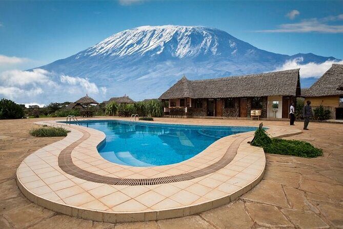 Overnight Amboseli National Park Safari from Nairobi - The overnight lodge stay: where Kilimanjaro can steal the show