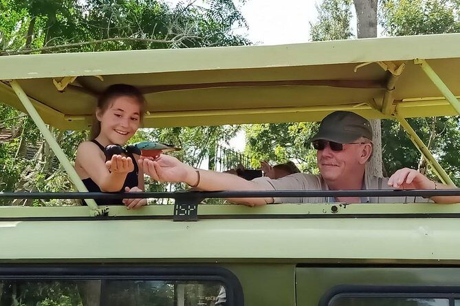 Tsavo East 1 Day Safari, Beach To Beach In 4wd Jeep - Entering Tsavo East: that first game drive before the day heats up